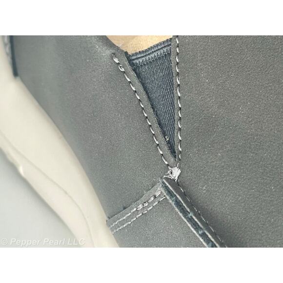 Charcoal Comfortable Slip On Work Leisure Loafer Shoes Men's Size 9 Women's 11 - Picture 9 of 11